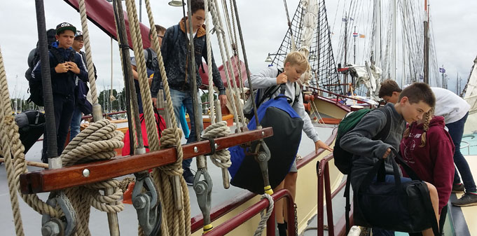 Stauen und einklarieren