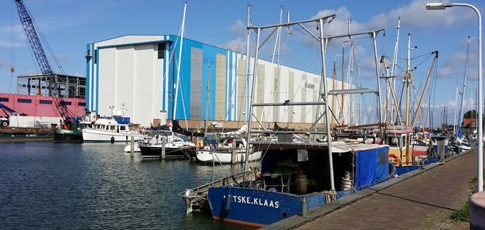 Lageschieber Jugendsegeln-Werft-Makkum