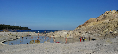 Schwefelbad auf Vulcano
