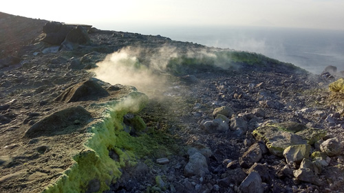 Fumerole auf Vulcano